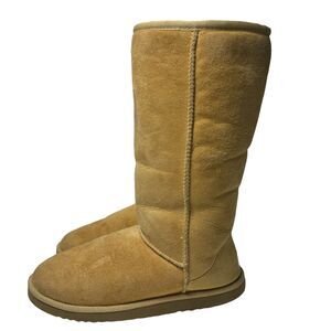 UGG Australia Women's 8 Classic Tall Shearling Winter Boots Tan Chestnut 5815